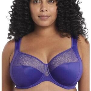 Goddess Heather Banded Underwire Bra GD6060 Amethyst Purple 34H